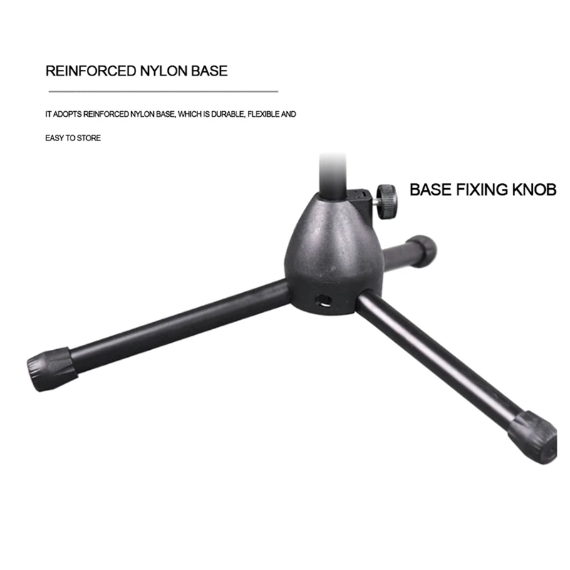 

Hot-Ajustable Microphone Holder Professional Swing Boom Floor Stand Mic Stand Ajustable Stage Tripod Metal Swing Boom