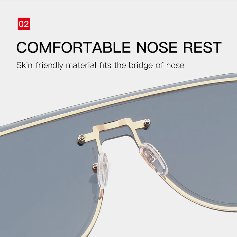 

Fashion Classic Oversized Men Sunglasses Luxury Brand Women Sun Glasses Round Retro Oculos De Sol Male UV400 Metal Frame Eyewear