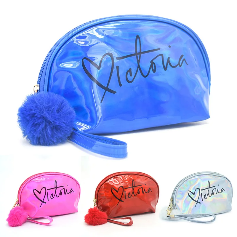 Модные водонепроницаемые косметички с лазерным рисунком Женская портативная