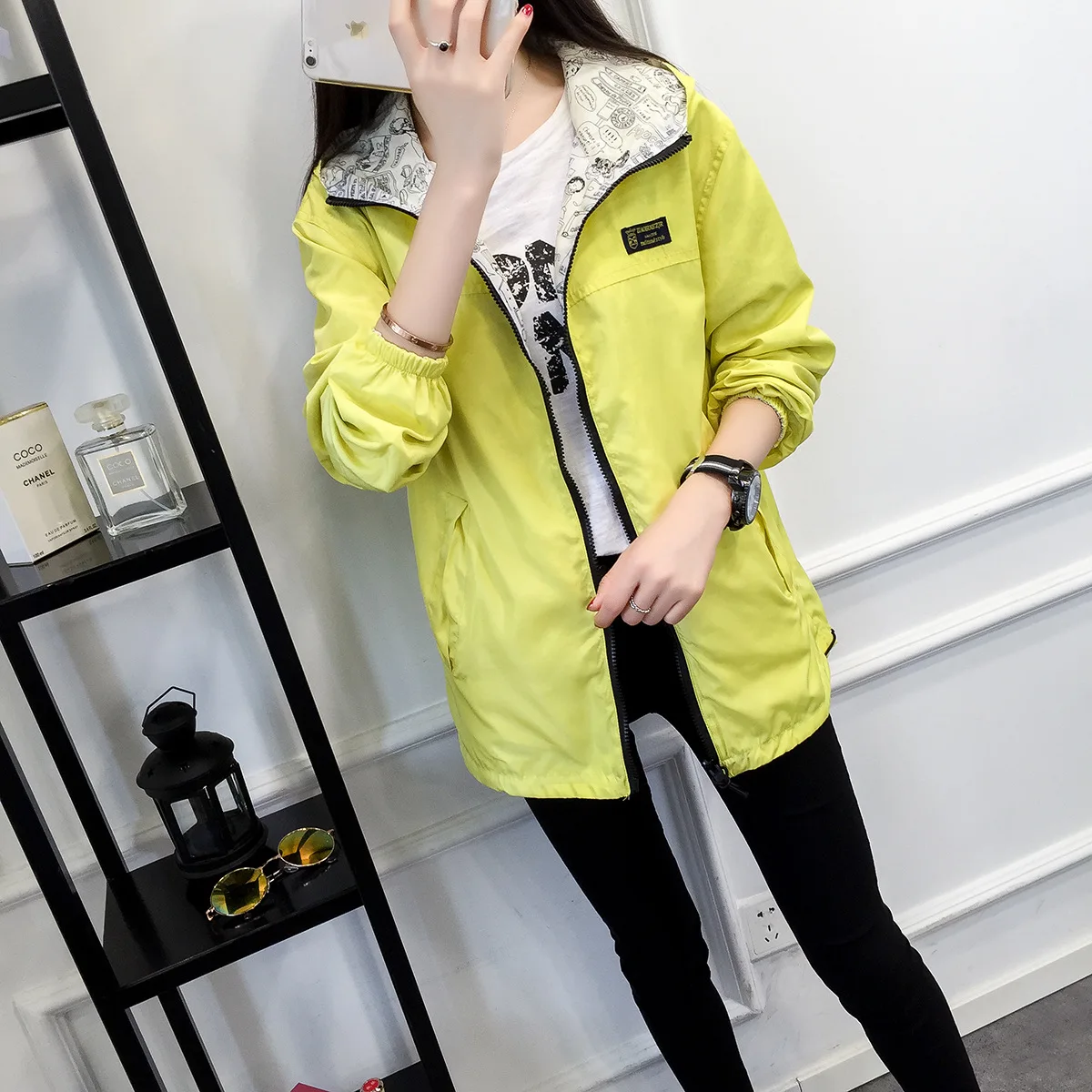 

Factory sale of 2020 spring and Autumn New Korean version, women's windbreaker on both loose short coat, female