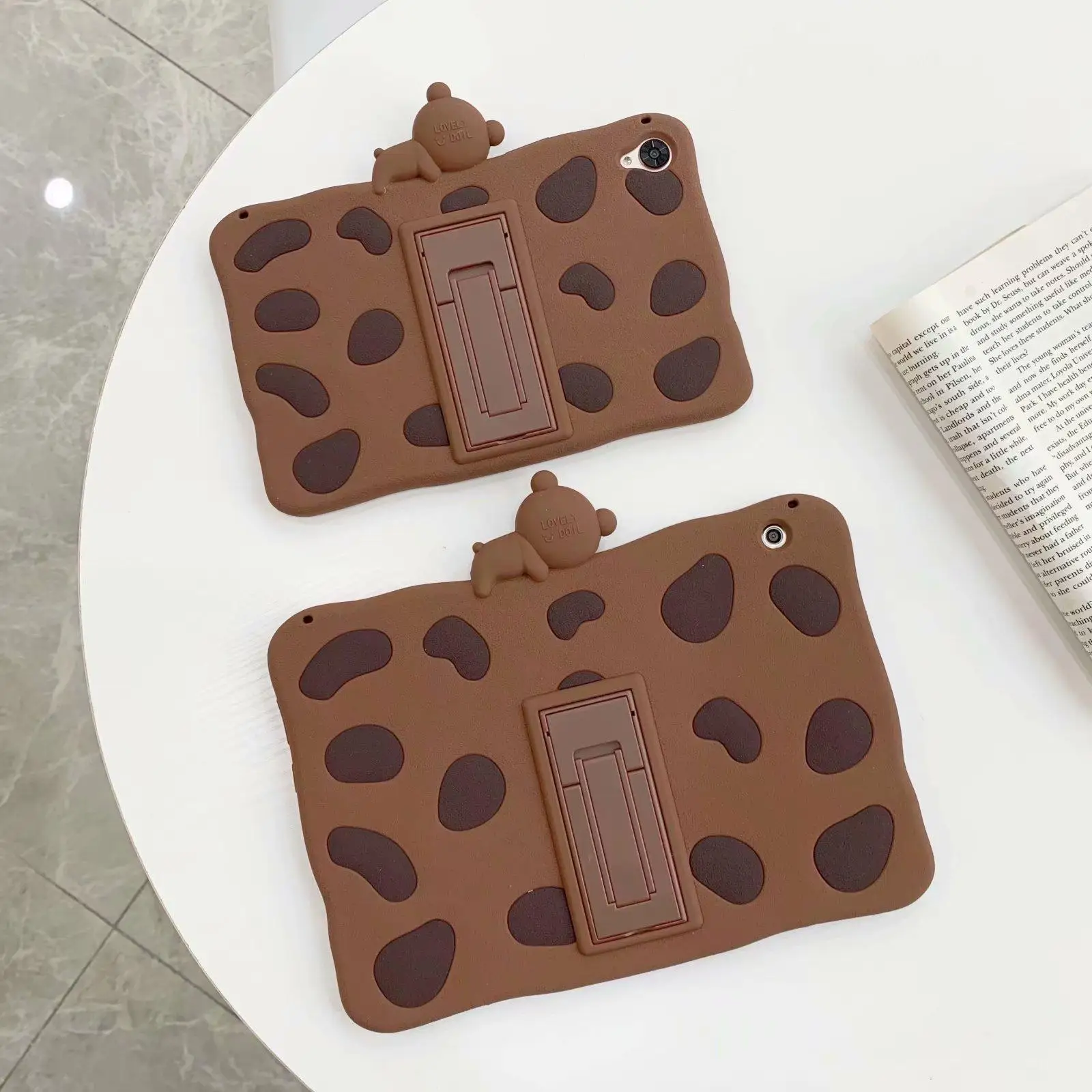 

Stand Cover For Samsung Galaxy Tab A 8.0 Inch 2019 SM-T290 T295 T297 Case Funda Kids Safe Cartoon Tablet Silicone Shell+Straps