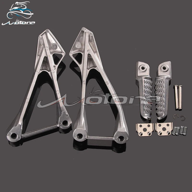Задние подножки подножка кронштейн педали для KAWASAKI ZX6R ZX-6R 2005-2008 05 06 07 08 ZX636 2005-2006