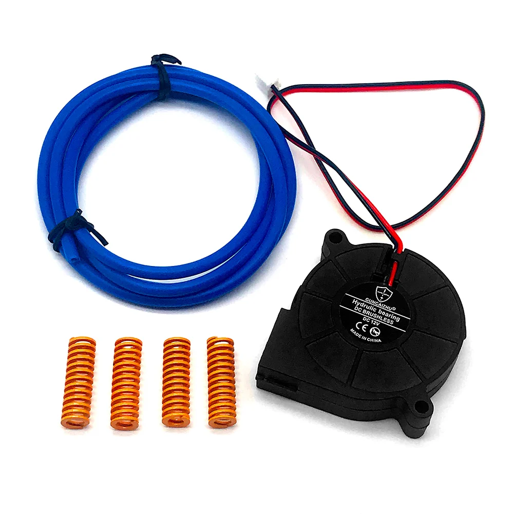 Вентилятор 12V 5015 DC бесщеточный Подшипник комплект с подающей трубкой пружины для