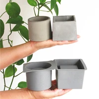 large flower pot silicone mold concrete cement flower pot aromatherapy mold handmade plaster mold clay flowerpot mold