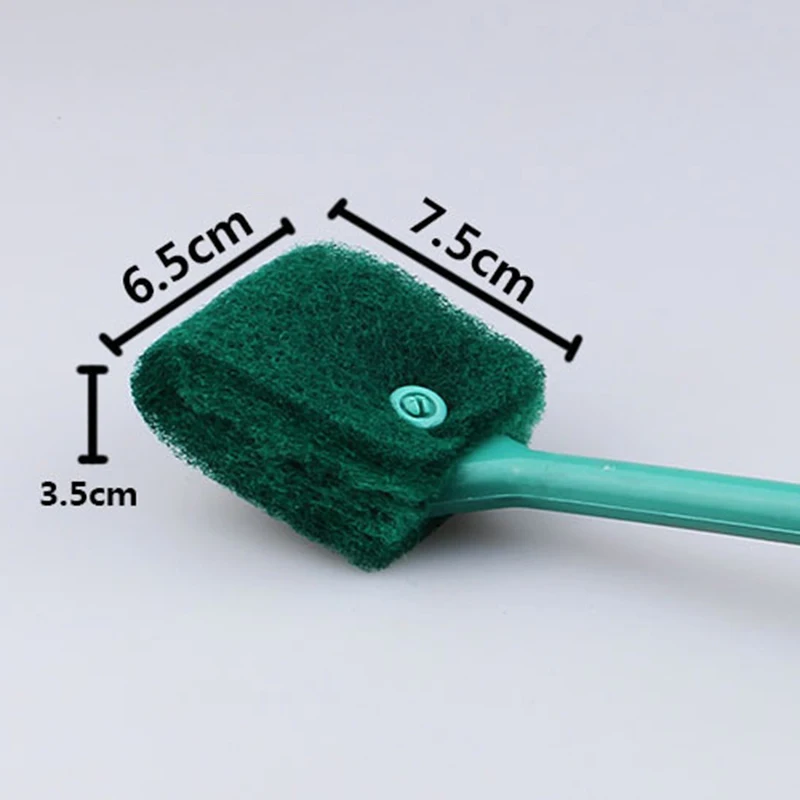 

2 Colors Aquarium Glass Algae Cleaning Brush Plastic Sponge Cleaner Glass Plant Aquarium Fish Tank Aquarium Accessories Hot