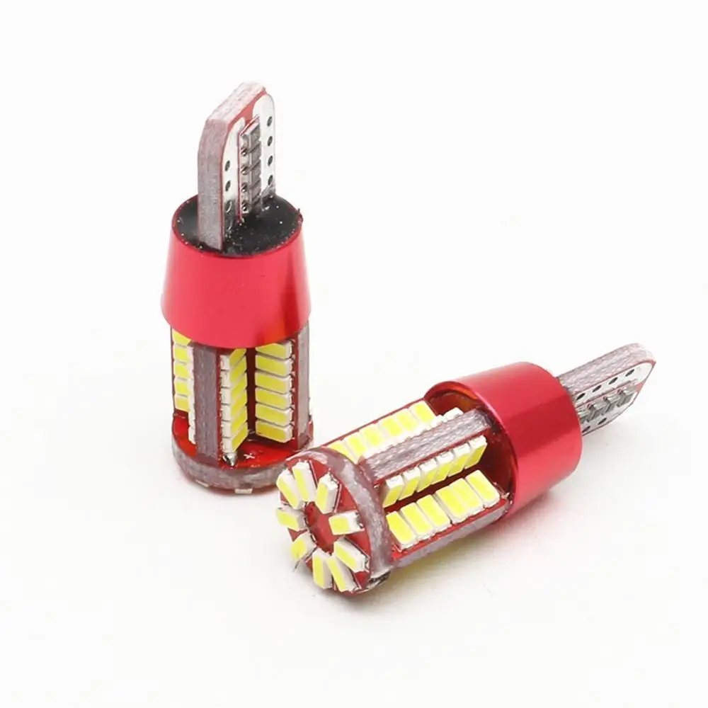 1 шт. T10 168 192 W5W 57 SMD 3014 Светодиодный Canbus без ошибок габаритный автомобильный фонарь парковочная лампа 57smd двигатель клиновидная лампа белый красный синий желтый
