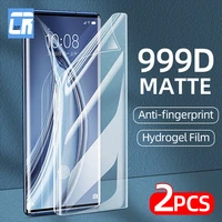 no fingerprint matte hydrogel film for xiaomi poco f2 m2 x3 9t note 10 screen protector redmi note 8t k30 5 6 7 pro soft film