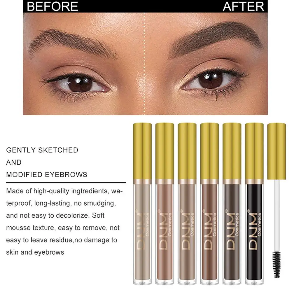 

6PCS Eyebrow Cream Waterproof Long Lasting Eyebrow Styling Gel Naturally Shaped Eebrows Easy Removal Easy to Use