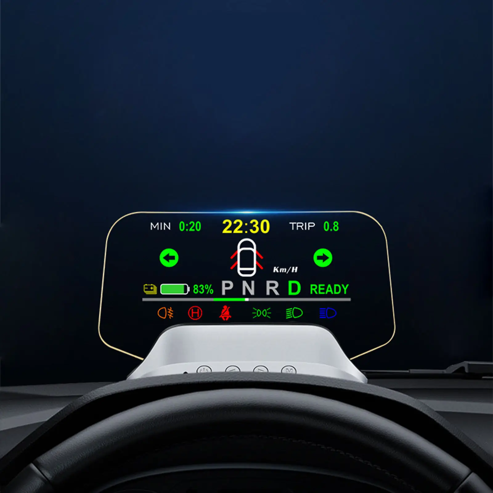 

Car HUD Part Decoration Outdoor Personal Car for Tesla Model 3 Head Up Display Overspeed Warning System