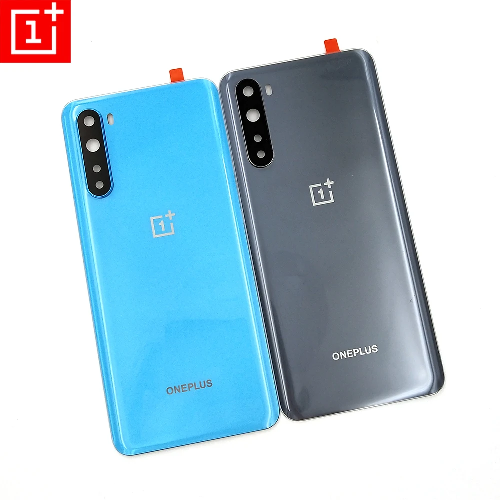 

Крышка батарейного отсека OnePlus Nord, Задняя стеклянная панель, Крышка корпуса + Замена объектива камеры для One Plus 1 + Nord, Крышка батарейного отсе...