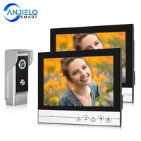 home wired video intercom system video doorphone with 9 color screen ir night vision doorbell camera for apartment security
