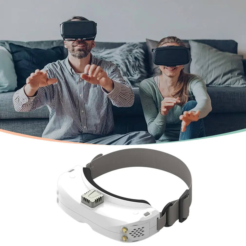 

SKY04X FPV Video Glasses 5.8G 48CH Fusion Receiver Camera Support HDMI Head Tracking For RC Drone Goggles