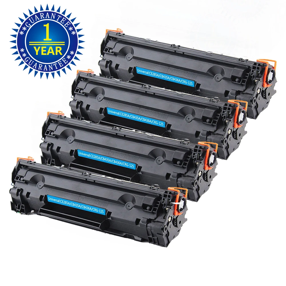 

4PK CE285A 85A Compatible Toner Cartridge For HP LaserJet P1102 P1102w P1109W MFP M1130 M1132 M1212nf m1217nfw