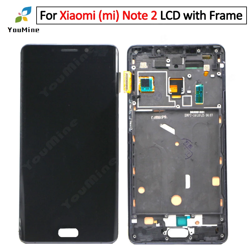 ЖК дисплей 5 7 дюйма для Xiaomi Mi Note 2 с сенсорным экраном и дигитайзером в сборе