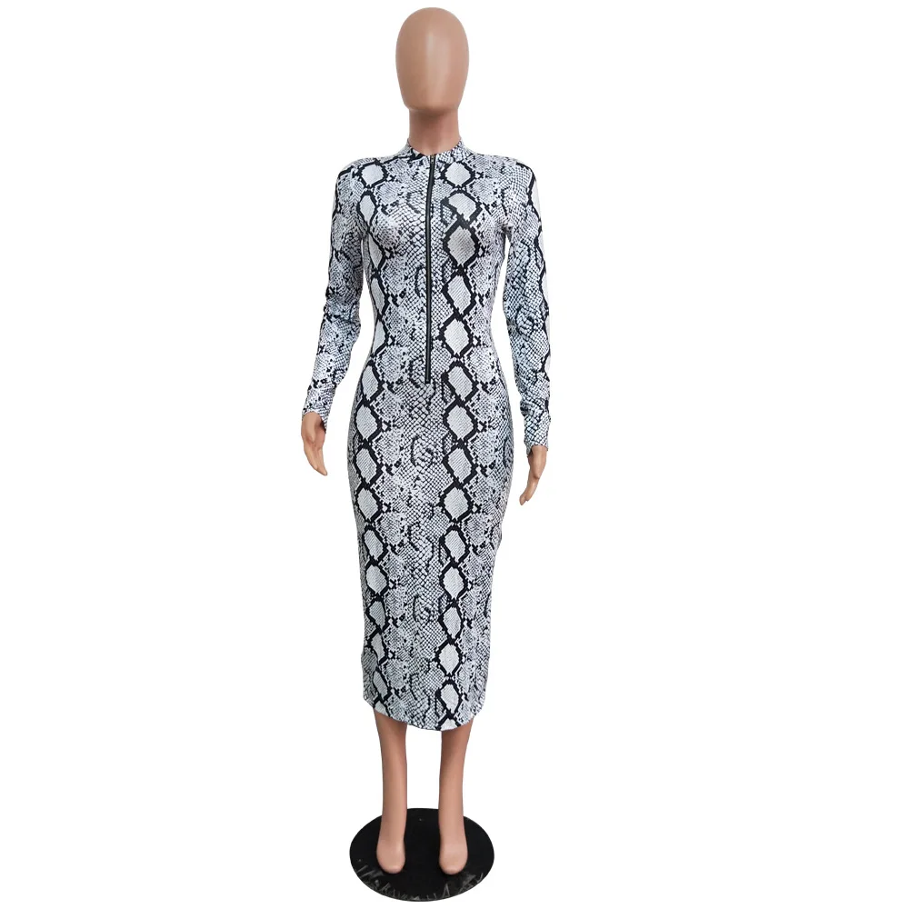 Женское вечернее платье на молнии Adogirl повседневное облегающее длинное со