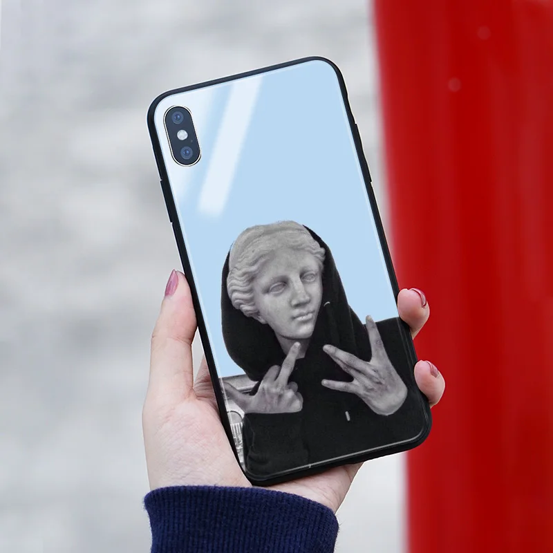 Забавный юмористический художественный пластырь статуя мягкий силиконовый