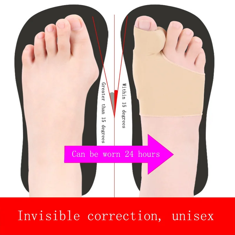 1 пара корректор вальгусной деформации день и ночь Ортез с разделителем большого