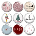 Рождественская елка ручной работы, снег, Рождество, круглые фото, Стеклянные Кабошоны, демонстрация, плоская задняя сторона, DIY, изготовление ювелирных изделий