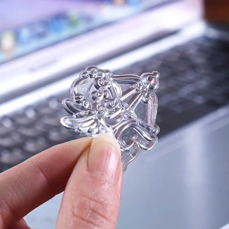 Прозрачные прозрачные штампы в виде сердца Купидона для скрапбукинга