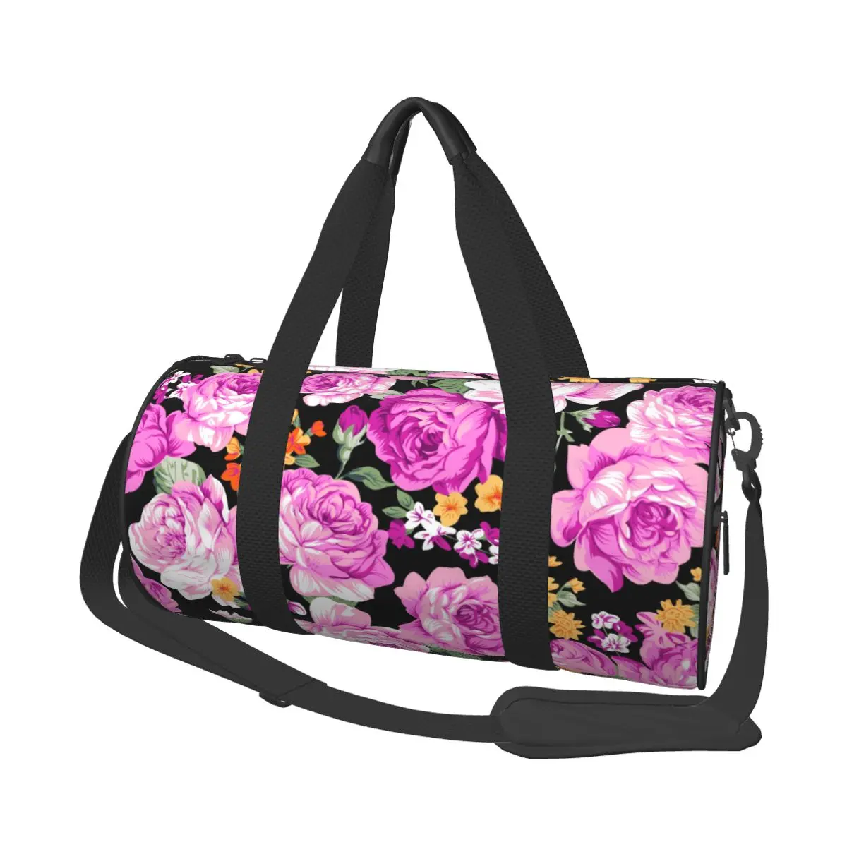 

Travel Bag Rose Flower Weekend Duffle Bag Fashion Multifunctional Hand Luggage Shoulder Bag Drop shipping