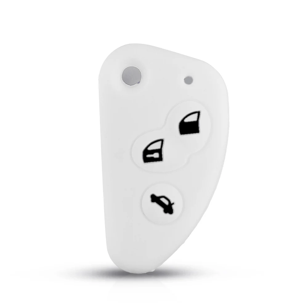 KEYYOU силиконовый резиновый чехол для автомобильного ключа Alfa Romeo 147 166 156 JTD TS GT