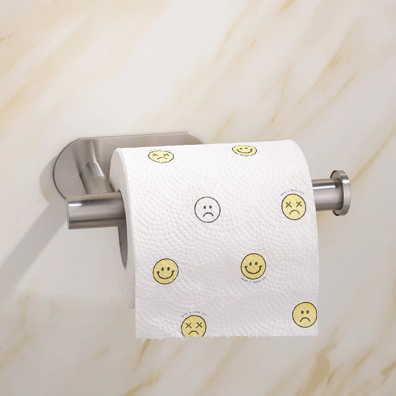

Creative Hardware Towel Rack 304 Stainless Steel Paper Towel Holder Bathroom Wall-mounted Roll Holder Toilet Free Punch Holder