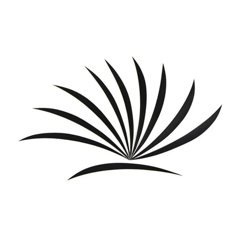 Стрельба из лука 5 дюймов натуральные перья индейки левое крыло инкрустированный