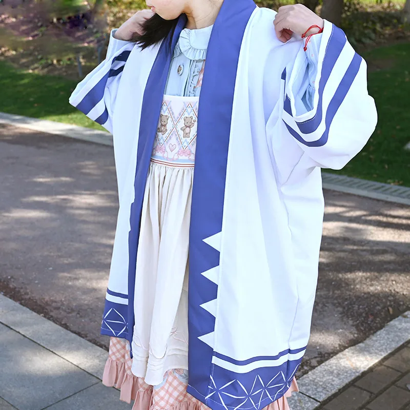 

Кимоно для косплея для мужчин и женщин, аниме ююютсу Kaisen Ryo sukuna Gojou Satoru Haori юката, одежда для сна, кардиган, пальто, халат, топы