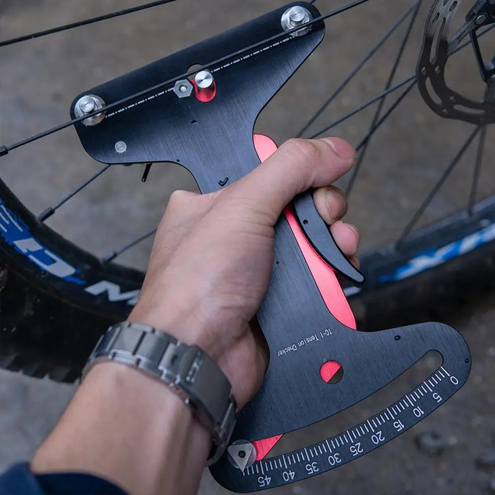 Professional Bicycle Correction Tool Tension Meter Wire Wheel Spokes Checker Set Mountain Bike Rim Repair | Спорт и развлечения