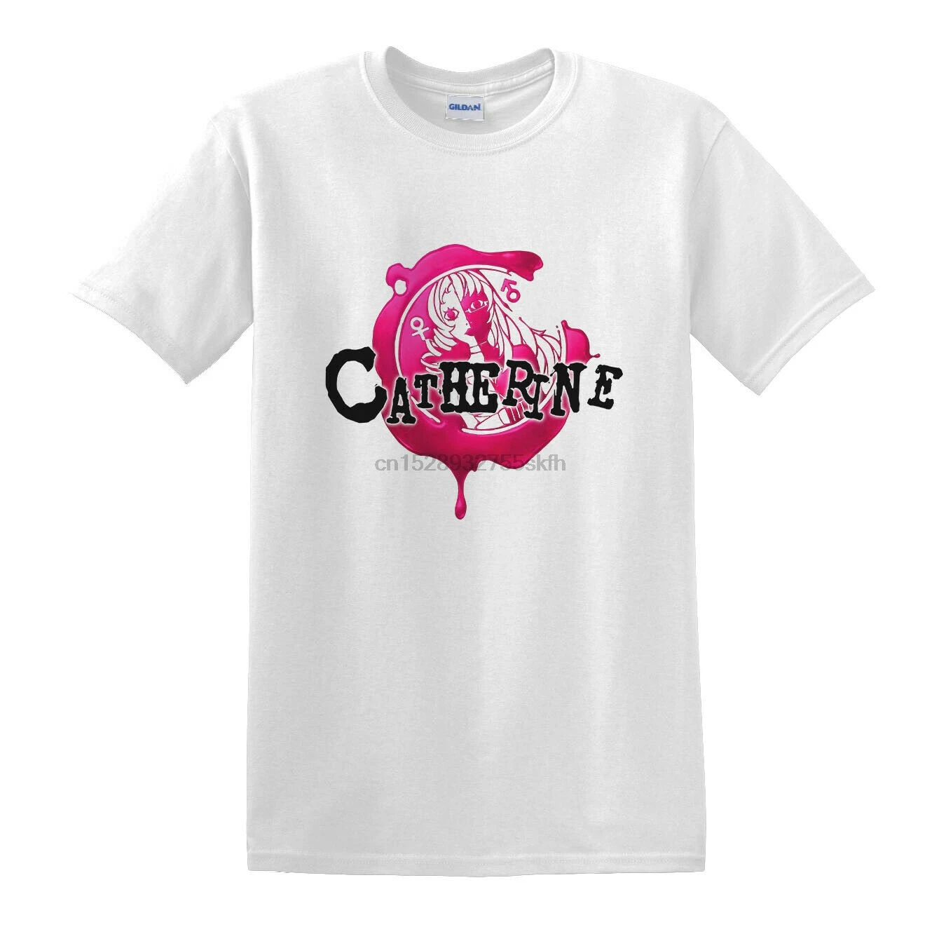 Катрин рубашка головоломка платформер игра всего тела белая S 2XL|Мужские