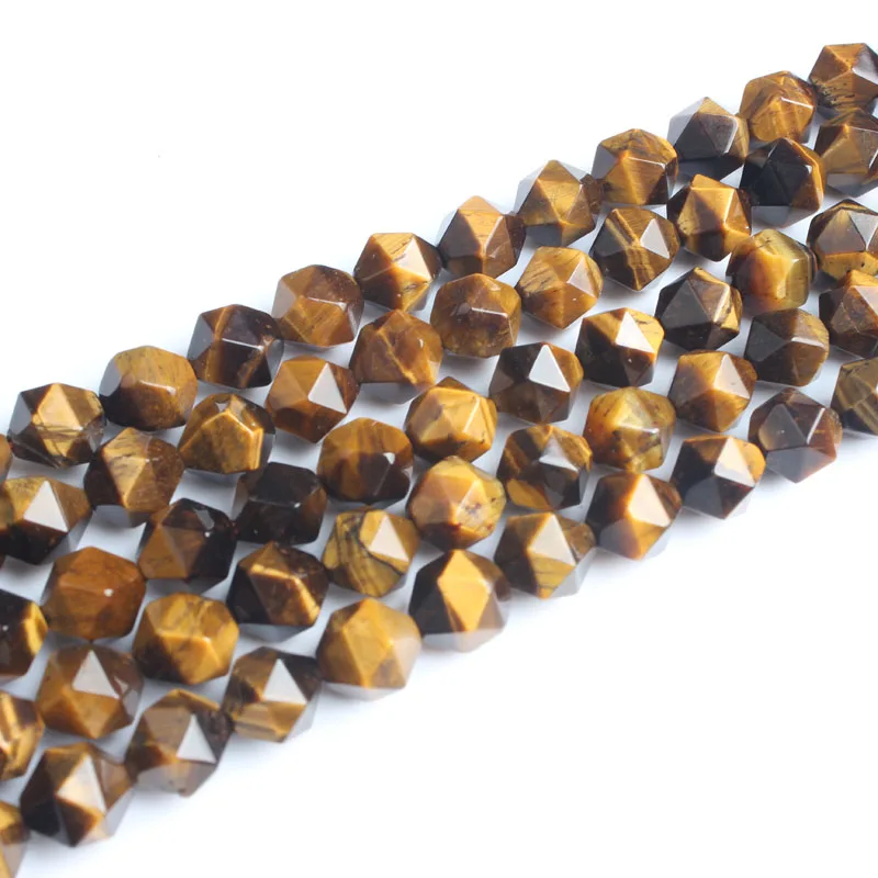 Натуральные желтые блестящие камни LanLi тигровый глаз свободные бусины 6/8/10/12 мм