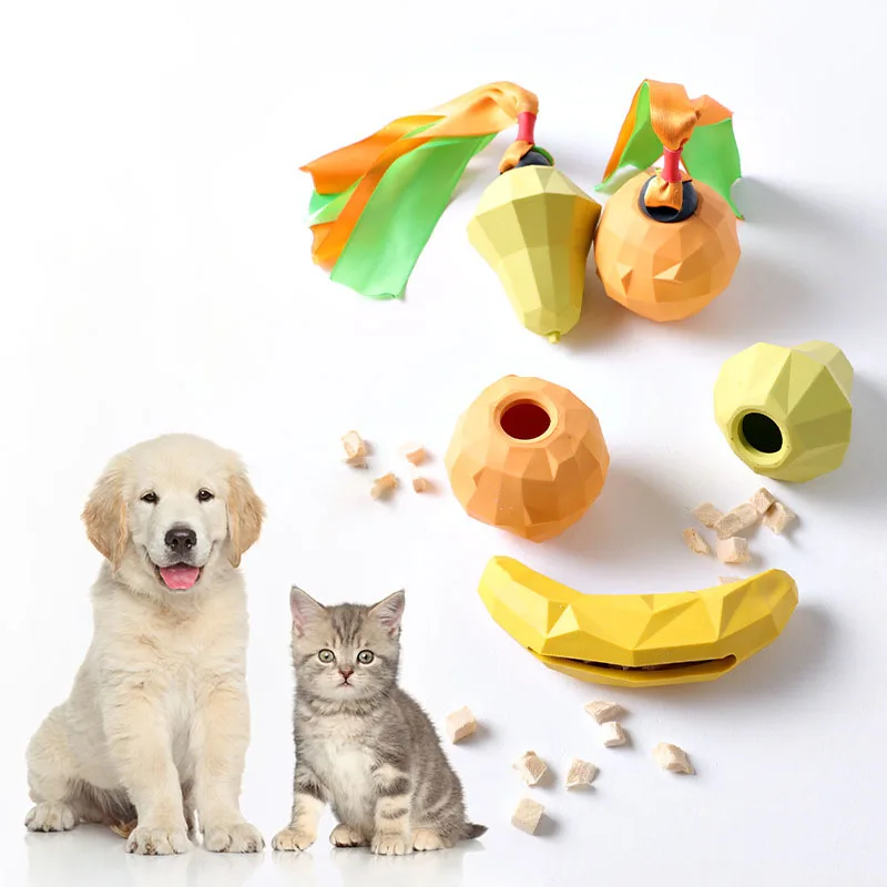 

Imitation Fruit Pet Molar Toy Wear-resistant, Bite-resistant, Non-toxic and Harmless Interactive Tooth Cleaning Supplies Puppy