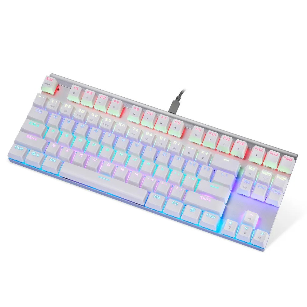 Мультимедийные функциональные клавиши Motospeed CK101 87 ключ USB проводной NKRO RGB