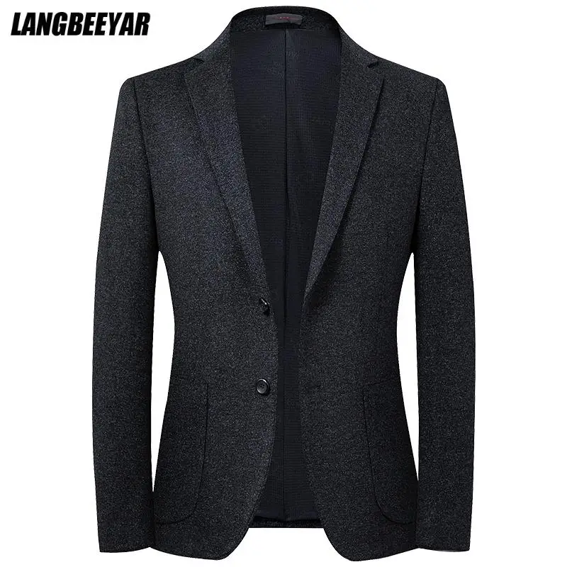 

Top Grade New Brand Casual Fashion Korean Style Jacket Slim Fit Blazer For Men Smart Trendy Party Suit Coat Men's Clothes