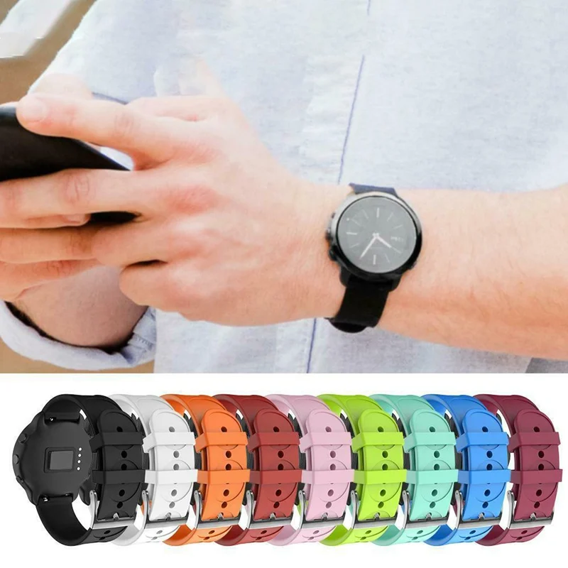 Ремешок для часов ремешок Регулируемый силиконовый наручных с принтом и