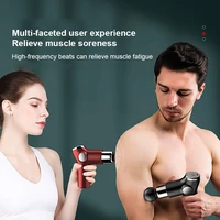 6 speed massage gun muscle pain management after training exercising body relaxation slimming shaping pain relief