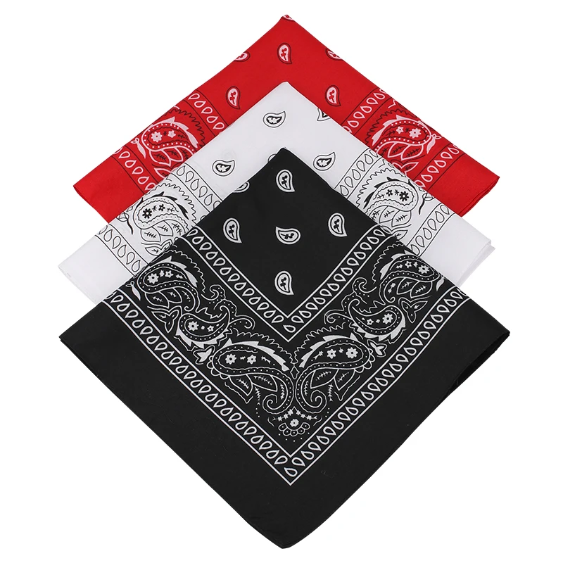 

Multi-function Cotton Blend Hip Hop Bandana Headwear Hair Band Scarf Neck Wrist Wrap Band Magic Head Square Scarf Gift for Mom