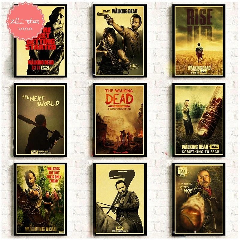 Полная алмазная живопись сериал Ходячие мертвецы вышивка значок крестиком
