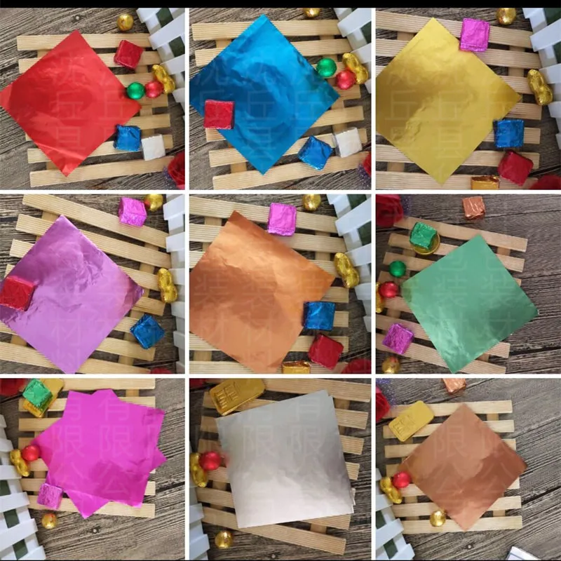 200 шт./лот Оловянная фольга бумага для выпечки при оплате вами глины два цвета