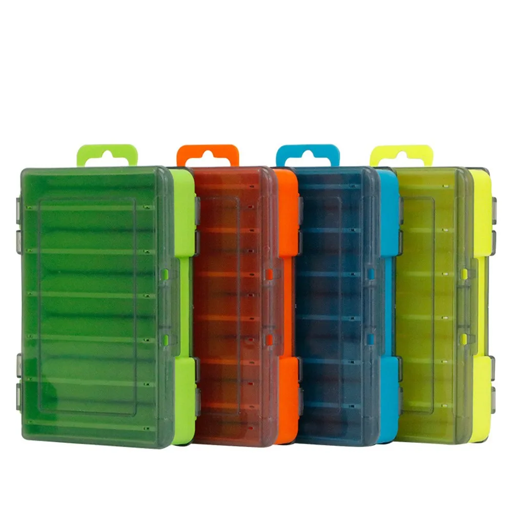 

Fishing Box Lure Hook Storage Double Sided High Strength Terminal Terminal Hard Baits Tools Case Pesca Iscas Fish Tackle