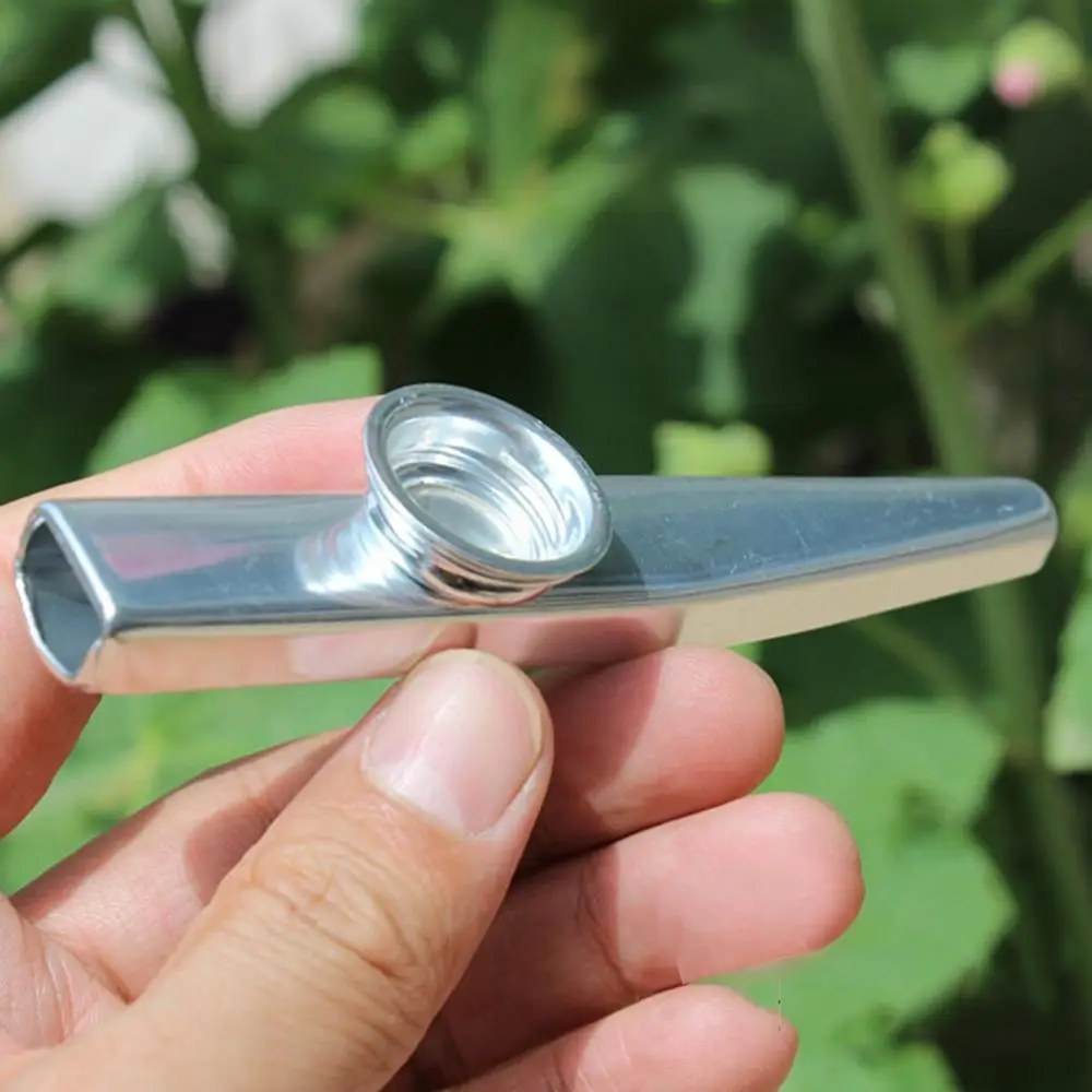3 Простой дизайн легкий kazoo алюминиевый сплав металл для гитары инструмент музыкальный инструмент для любителей музыки 6 цветов на выбор - Цвет: 3