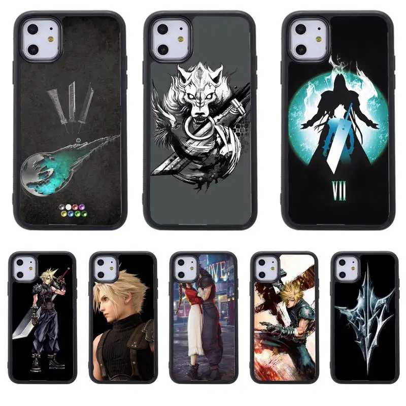 

Final Fantasy VII Phone Case For Samsung S8 S9 S10 S20 plus 5G lite note 20 ultra PC nax fundas cover