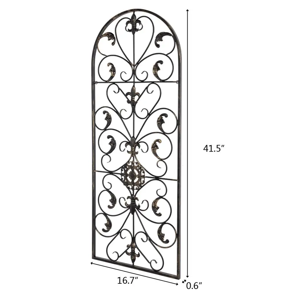 

Semi-circular Retro Decorative Spanish Arch Wall Iron Art Victorian Style
