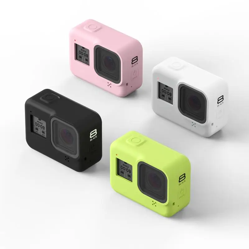 Силиконовый чехол в наличии для Gopro Hero 8 Black защитный с полным покрытием