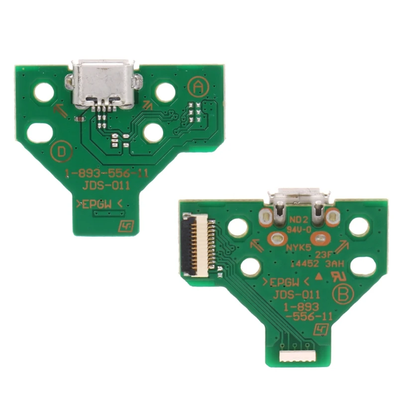 

12-Pin USB Charging Port Socket Circuit Board JDS-011 For Sony PS4 Controller K3NB