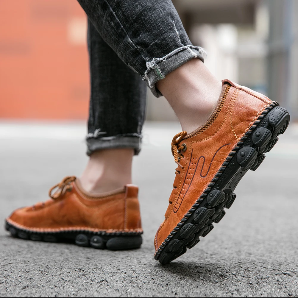 

Zapatos Casuales Mens Shoes Casual Leather Fashion Men Causal For Sport Black Hot Sale Sneakers Men's Flat Sneaker