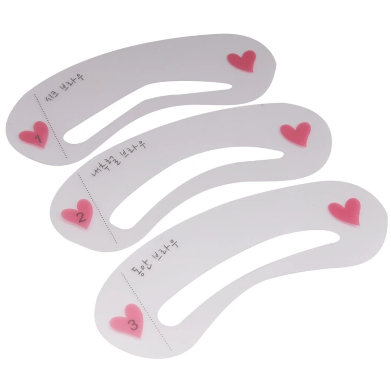 

6Pcs Eyebrow Stencil Grooming/Shaping Template Makeup Tool