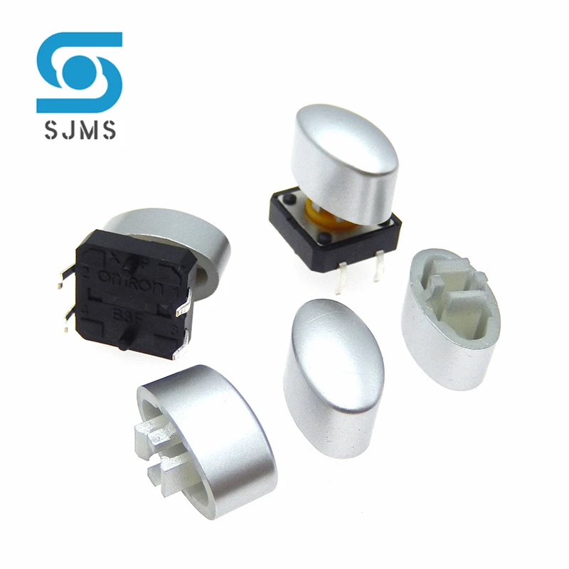 10 компл. 12*12*7 3 мм микротактовые переключатели 12X12X7 B3F-4055 + GJW206 крышка кнопкового