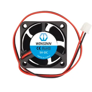 Winнаклеивающийся вентилятор 40 мм 5 в 12 В 24 В бесщеточный 4020 40x20 мм-высокоскоростныедвойные шарикоподшипники без щеток 4020 40x20 мм-высокая скорость