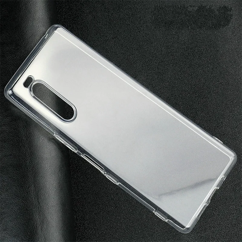 Прозрачный силиконовый чехол для Sony Xperia 5 мягкие чехлы J8210 J8270 J9210 1 Nature|Бамперы| |